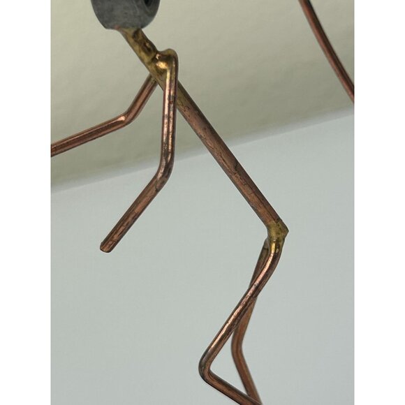 Rock Creek Metal Craft Nuts Wire Bolts Fly Fishing Art Welded Figure Eclectic - Picture 12 of 15